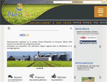 Tablet Screenshot of neolis-negoce.fr